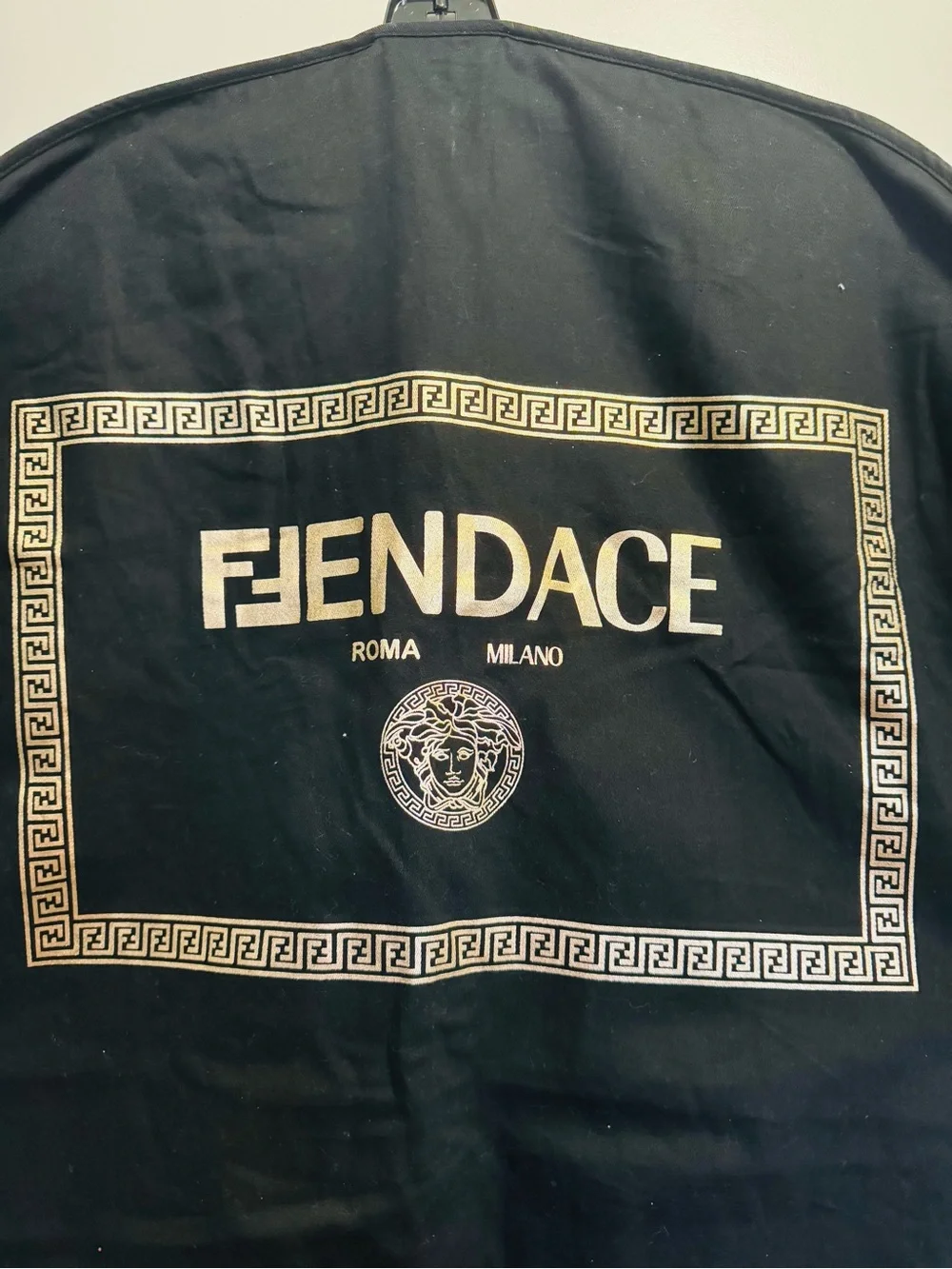 Fendace Fendi x Versace Collab 💯% Authentic Garment Bag - like new - Unisex.